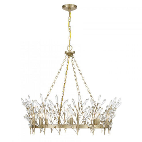 Orianna 8-Light Chandelier in Noble Brass (128|1-4074-8-127)