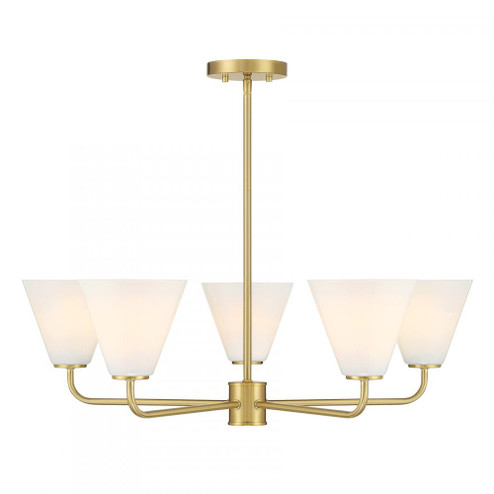 Blair 5-Light Chandelier in Warm Brass (128|1-4015-5-322)