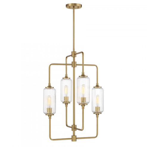 Holton 4-Light Chandelier in Warm Brass (128|1-3023-4-322)