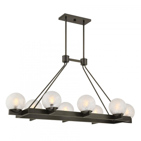 Darien 8-Light Linear Chandelier in Mediterranean Bronze (128|1-1016-8-15)