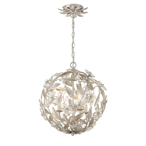 Marselle 16.5'' Antique Silver Chandelier (205|MSL-314-SA)
