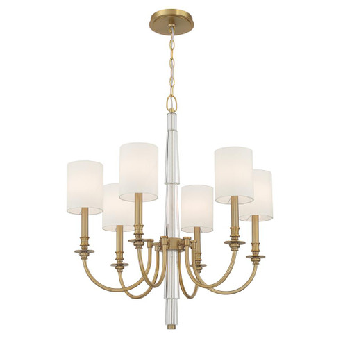 Lloyd 26'' Aged Brass Chandelier (205|LLO-486-AG)