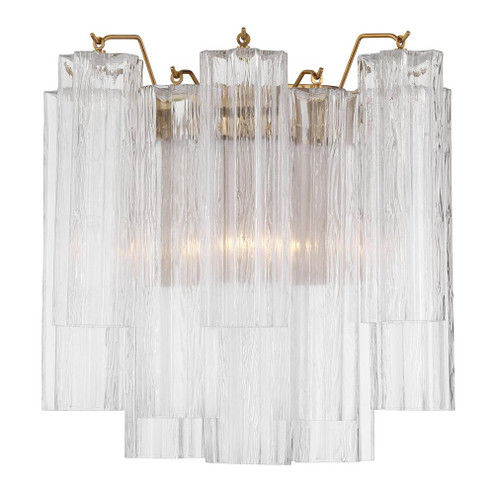 Addis 14.5'' Aged Brass Sconce (205|ADD-303-AG-CL)