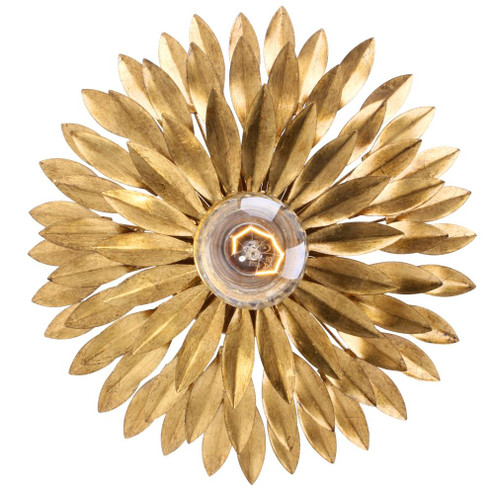 Broche 1 Light Antique Gold Sconce (205|500W-GA)