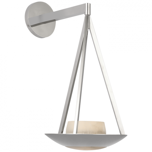 Divina 19'' Floating Bowl Sconce (279|BBL 2165PN-ALB)