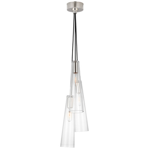 Osvaldo 4'' Triple Pendant (279|RB 5112PN-CG) Osvaldo 4'' Triple Pendant (279|RB 5112PN-CG)