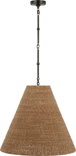 Goodman Large Hanging Lamp in Bronze with Toast Shade (279|TOB 5014BZ-TST)