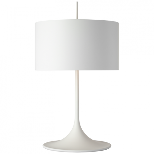 Spinet 26'' Modern Trumpet Table Lamp (279|BBL 3301WHT-WHT)