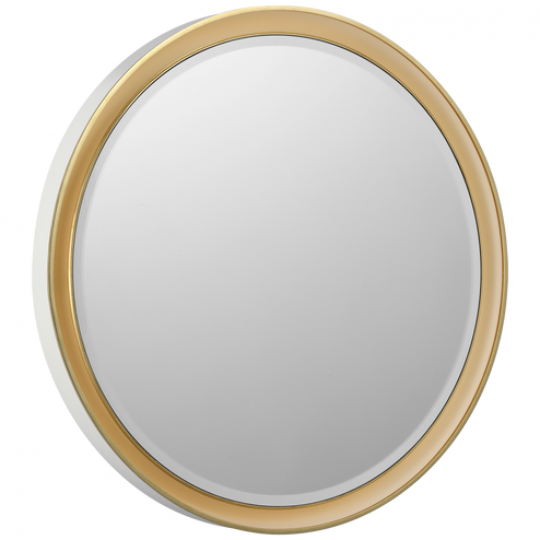 Tricia 30'' Illuminated Round Mirror (279|TOB 2961WHT/G)
