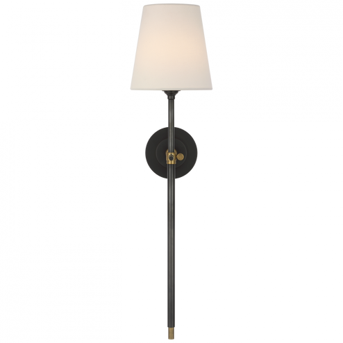 Bryant 27'' Cordless Tail Sconce (279|TOB 2044BZ/HAB-L-CL)