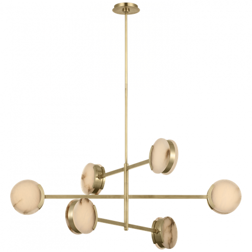 Melange 48'' Multi-Positional Chandelier (279|KW 5607AB-ALB)