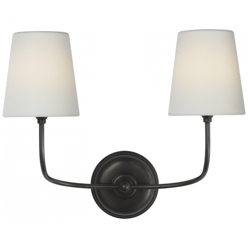 Vendome 16'' Cordless Double Sconce (279|TOB 2088BZ-L-CL)