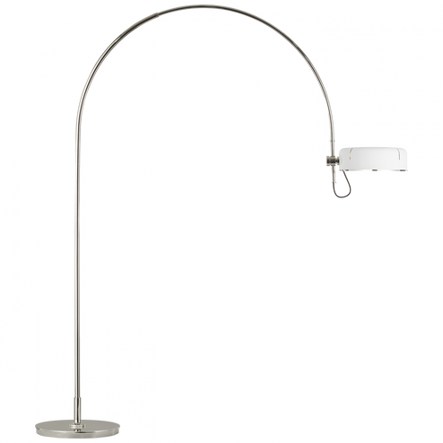 Oso 75'' Arc Reading Floor Lamp (279|TOB 1132PN-WHT)