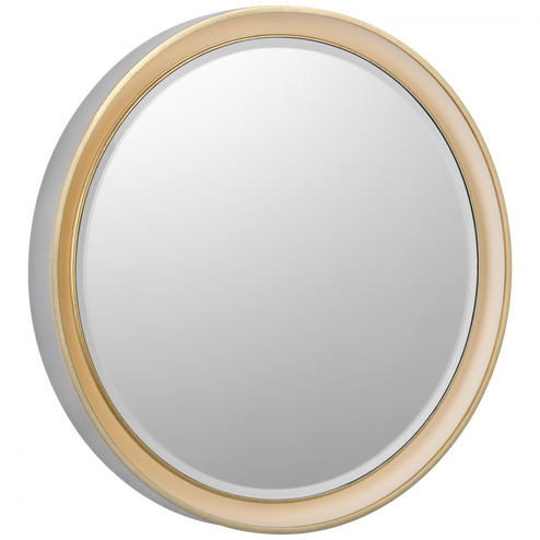 Tricia 24'' Illuminated Round Mirror (279|TOB 2960PN/G)