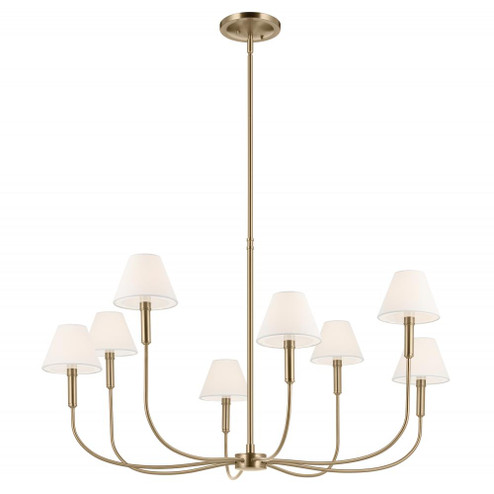 Eadie 41.25 Inch 8 Light Chandelier in Champagne Bronze (2|52769CPZ)