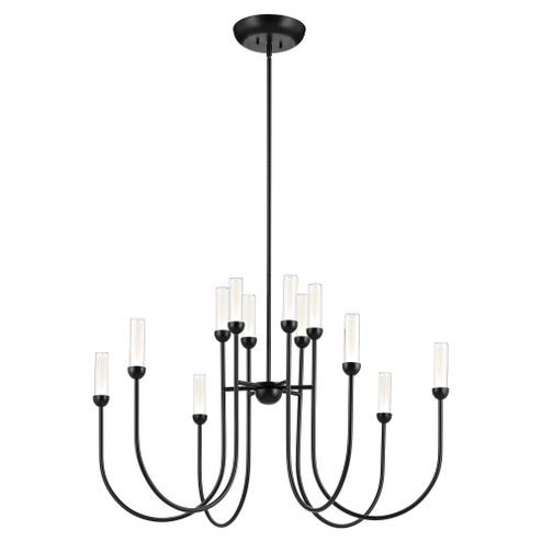 Chandelier Extra Large Multi Tier 12Lt (2|52759BKLED)
