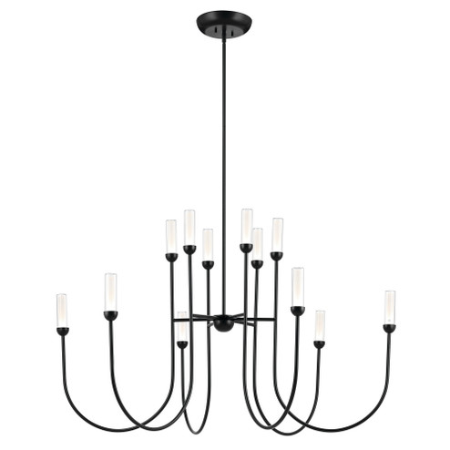 Chandelier Extra Large Multi Tier 12Lt (2|52758BKLED)