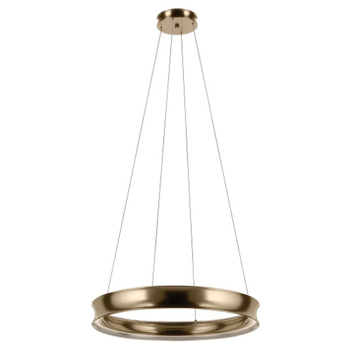 Larousse 29.5 Inch LED Chandelier in Champagne Bronze (2|52746CPZLED)