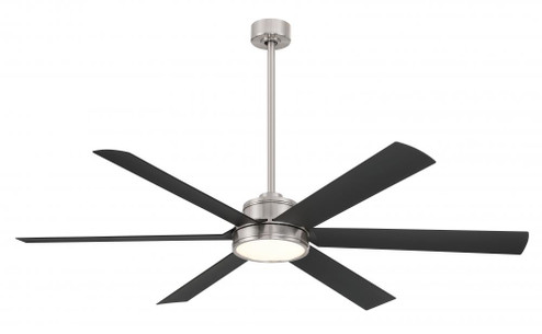 Cairo 65'' LED Smart Indoor/Outdoor Ceiling Fan (39|F897L-BNW/CL)