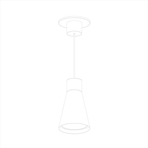TWIST-N-LITE SOLO PENDANT (1357|PD-251005-CS-BN)