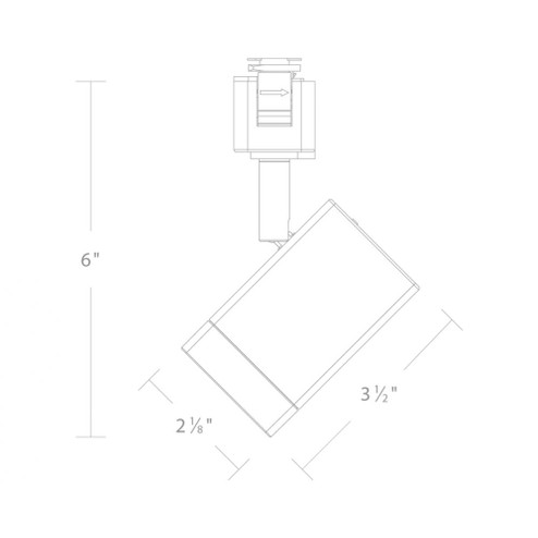 Ocularc 7013 - 5CCT Track Luminaire (1357|L-7013-CS-WT)