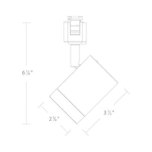 OCULARC 7012 TRACK LIGHT 5CCT CRI 90 (1357|L-7012-CS-BK)