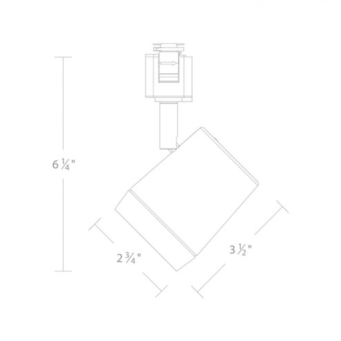 OCULARC 7011 TRACK LIGHT 5CCT CRI 90 (1357|L-7011-CS-WT)