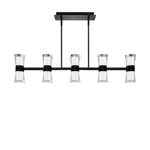 HOURGLASS 36IN LINEAR PENDANT 4CCT 3000K (1357|PD-91536-30-BK)