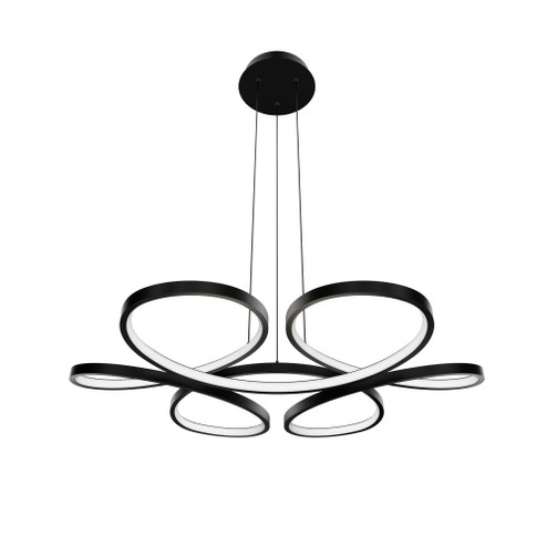 Klover Pendant Light (1357|PD-59532-27-BK)