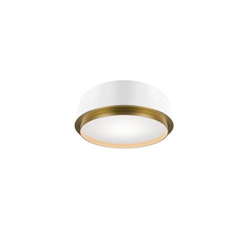 SALVO 12IN FLUSH MOUNT 4CCT 4000K (1357|FM-20512-40-BK/AB)