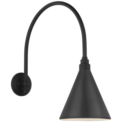 Academy 19.5'' Arched Mack Barn Light (279|TOB 2815MBK/S10-MBK)