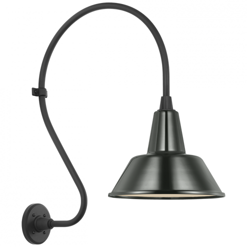 Academy 18'' Larrabee Barn Light (279|TOB 2805MBK/S1-G)