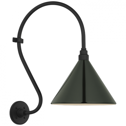 Academy 15'' Larrabee Barn Light (279|TOB 2804MBK/S11-G)
