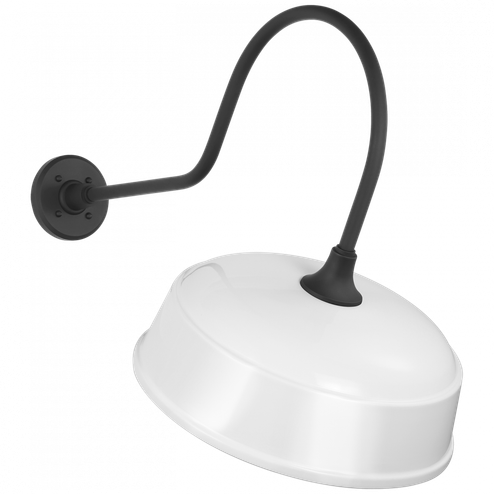 Academy 26'' Angled Flynn Barn Light (279|TOB 2803MBK/S7-WHT)
