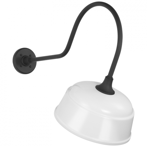 Academy 26'' Angled Flynn Barn Light (279|TOB 2803MBK/S6-WHT)