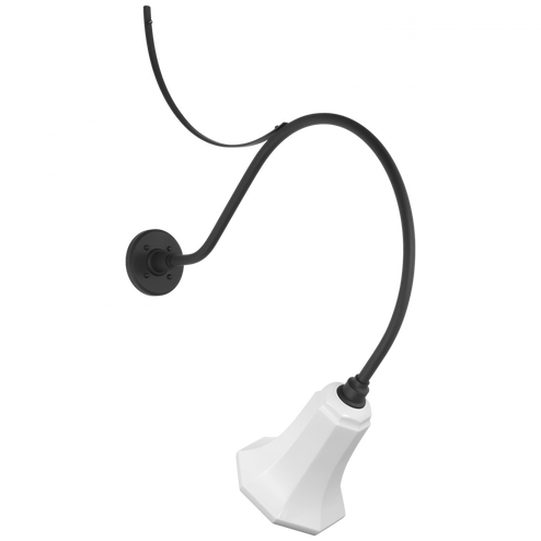 Academy 26.5'' Anchored Larrabee Barn Light (279|TOB 2806MBK/S8-WHT)