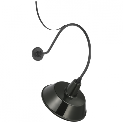 Academy 26.5'' Anchored Larrabee Barn Light (279|TOB 2806MBK/S2-G)