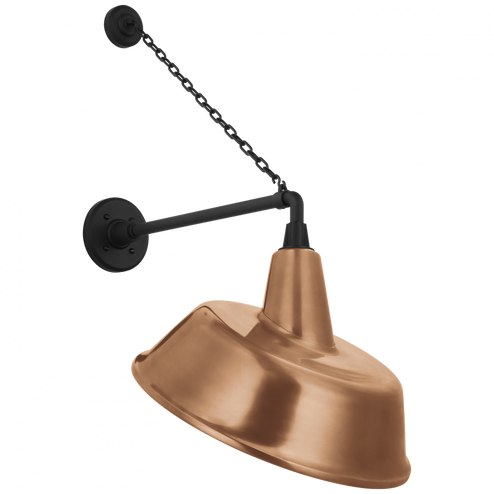 Academy 17.5'' Anchored Mack Barn Light (279|TOB 2813MBK/S4-SC)