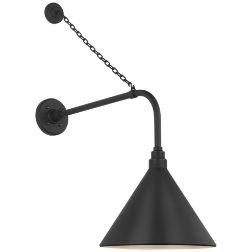 Academy 20'' Anchored Rex Barn Light (279|TOB 2810MBK/S11-MBK)