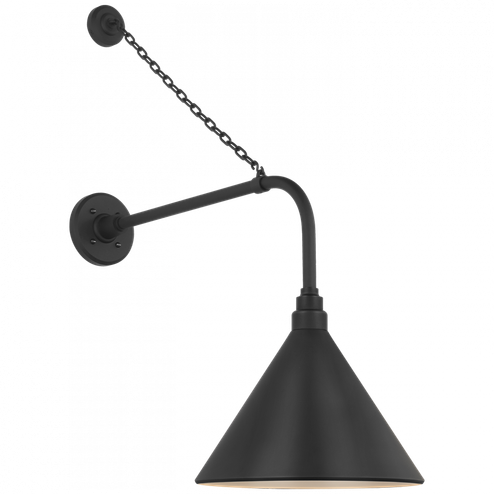 Academy 20'' Anchored Rex Barn Light (279|TOB 2810MBK/S11-MBK)