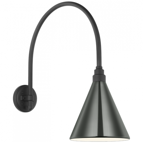 Academy 19.5'' Arched Mack Barn Light (279|TOB 2815MBK/S10-G)