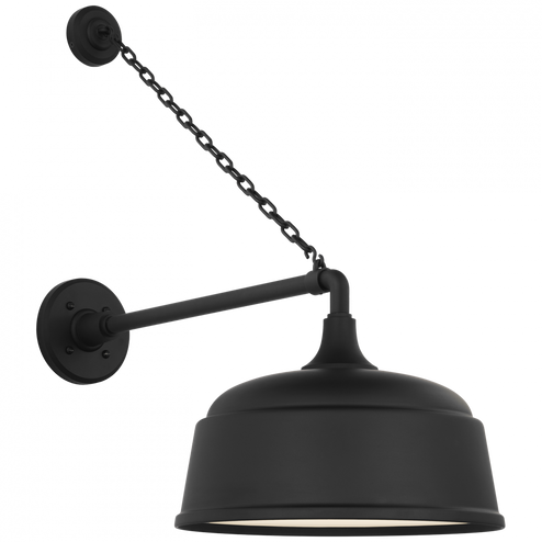 Academy 17.5'' Anchored Mack Barn Light (279|TOB 2813MBK/S6-MBK)