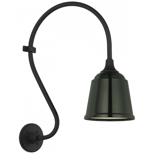 Academy 15'' Larrabee Barn Light (279|TOB 2804MBK/S5-G)