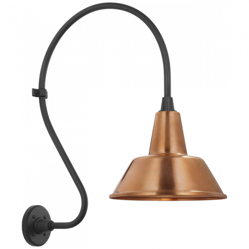 Academy 18'' Larrabee Barn Light (279|TOB 2805MBK/S1-SC)