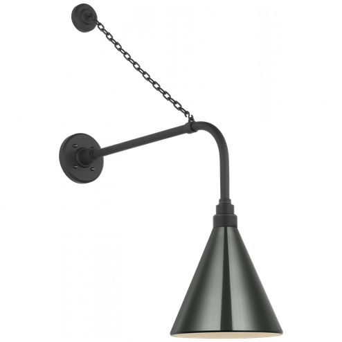 Academy 20'' Anchored Rex Barn Light (279|TOB 2810MBK/S10-G)