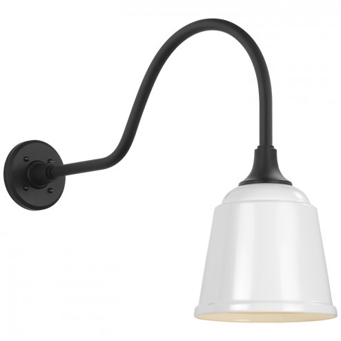 Academy 23'' Flynn Barn Light (279|TOB 2802MBK/S5-WHT)