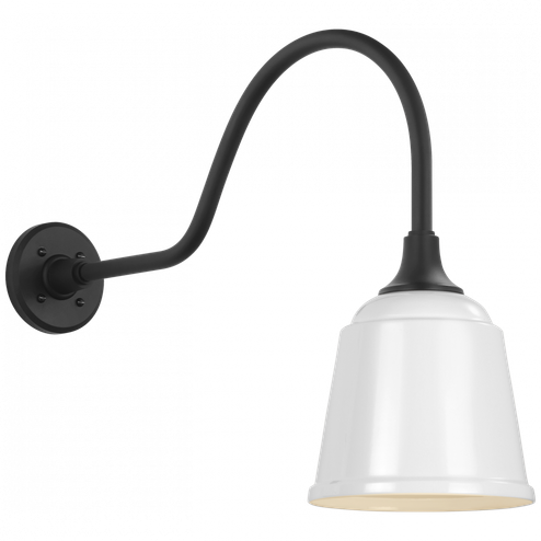Academy 23'' Flynn Barn Light (279|TOB 2802MBK/S5-WHT)