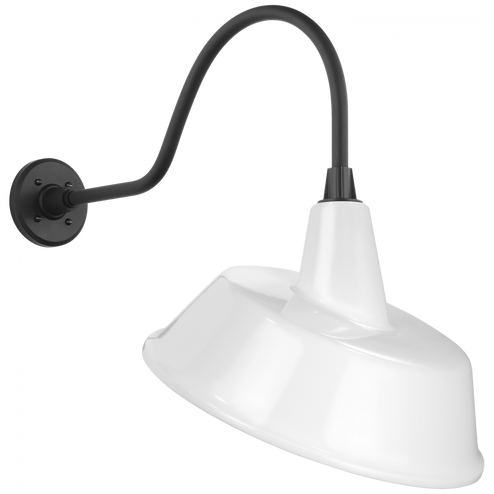 Academy 23'' Flynn Barn Light (279|TOB 2802MBK/S4-WHT)