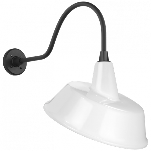 Academy 23'' Flynn Barn Light (279|TOB 2802MBK/S4-WHT)