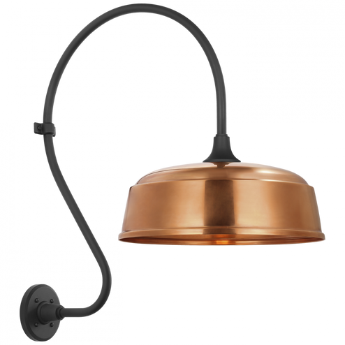 Academy 18'' Larrabee Barn Light (279|TOB 2805MBK/S7-SC)